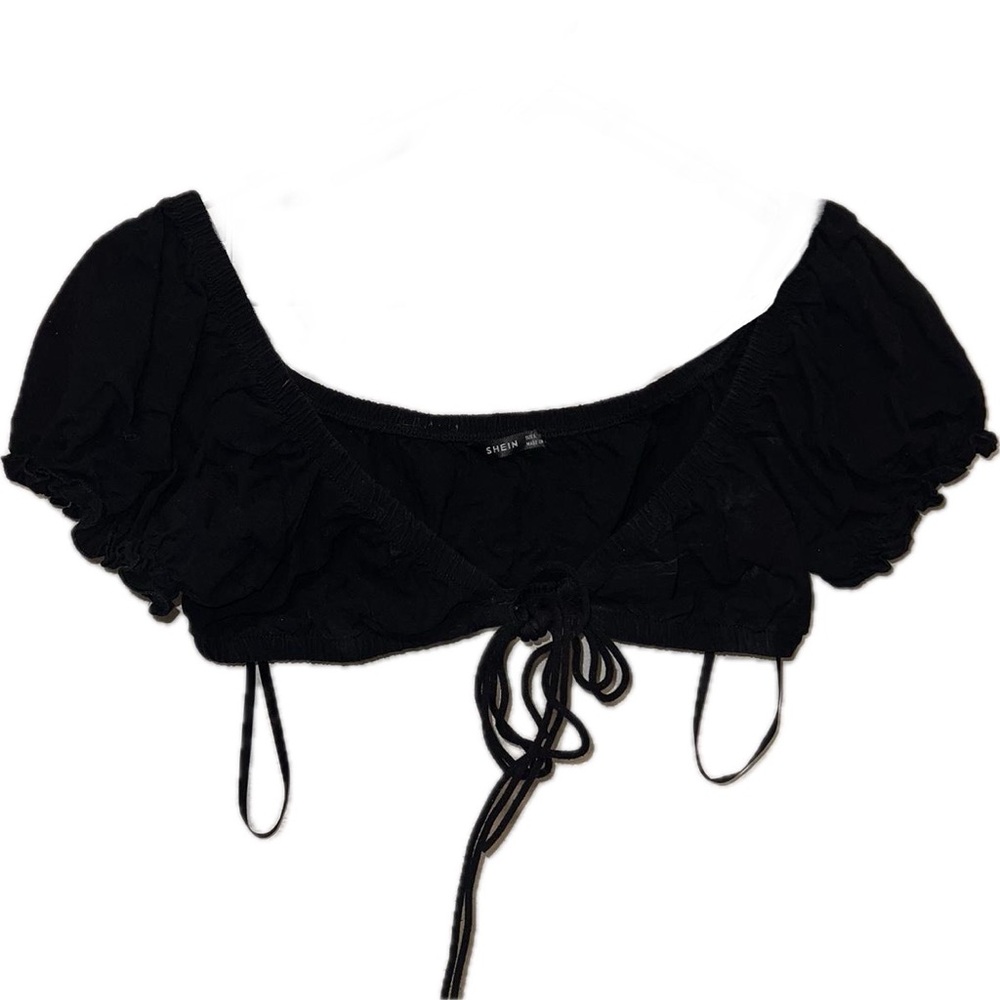 Tie front crop top